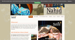 Desktop Screenshot of nahid-tanz.de